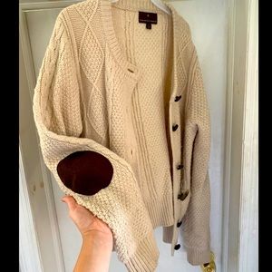tan sweater